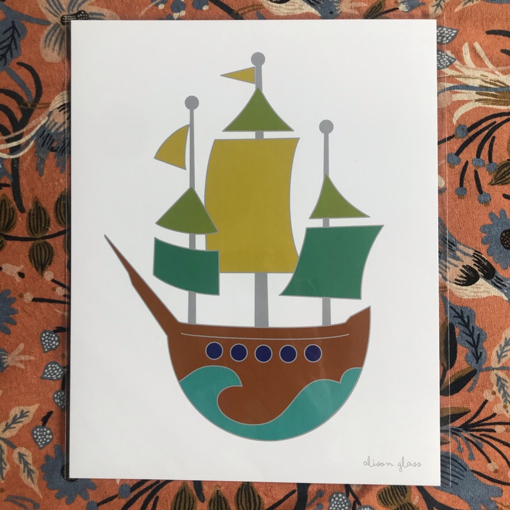 2 whimsical prints 8x10”